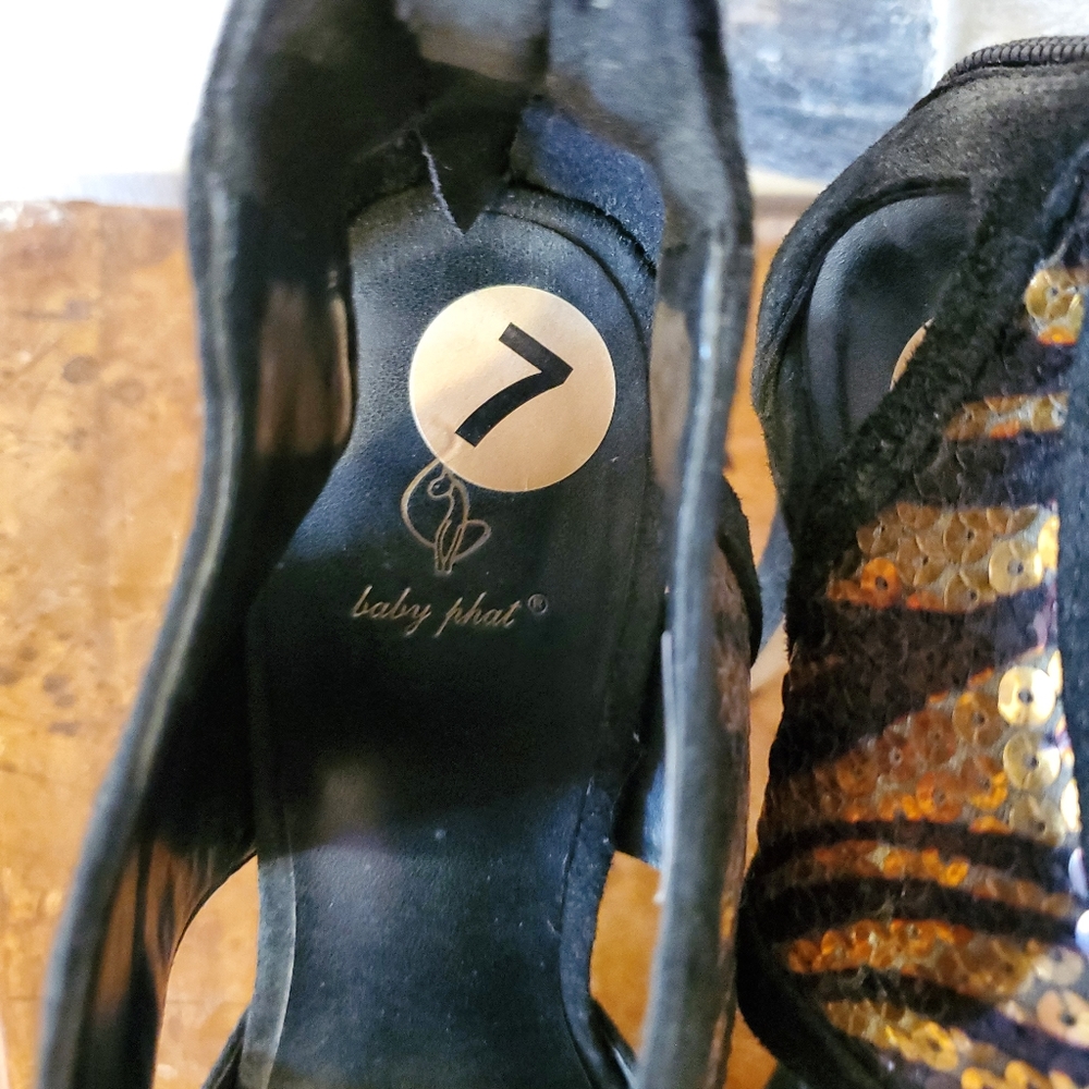 Baby Phat Sequins Heels - Picture 3 of 7